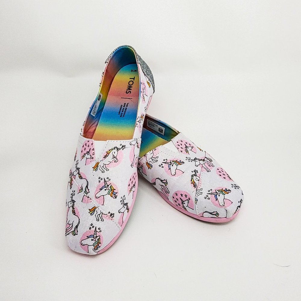TOMS Unicorn Slip Ons